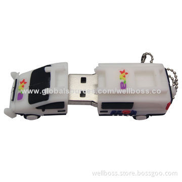 PVC cartoon-shaped USB flash drive, customized shapes are accepted